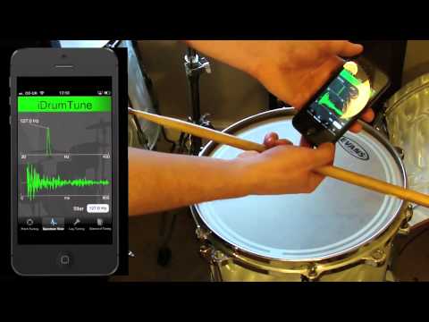iDrumTune's Filter Mode - Drum Tuning with iDrumTune drum tuner app
