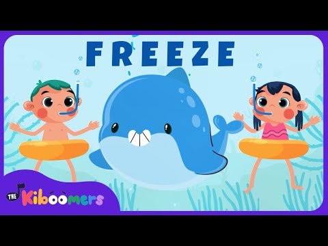 Ocean Animals Freeze Dance - The Kiboomers Kids Dance Songs for Summer