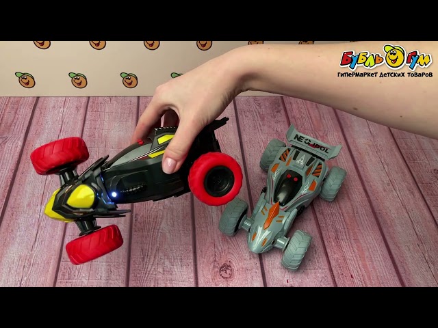 Машинка Lanson Toys трюковая гоночная световые звуковые эффекты в ассортименте - видео
