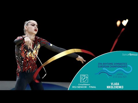 Vlada Nikolchenko (cinta / ribbon) - Final Individual European Championship Varna 2021