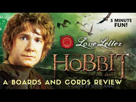 How to Play Hobbit Love Letter Card Game [B&C Review 008]