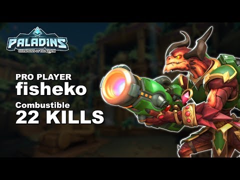 Fisheko Drogoz 22 KILLS!! Paladins Pro (Fnatic) Ranked Gameplay 1440p High Quality Video