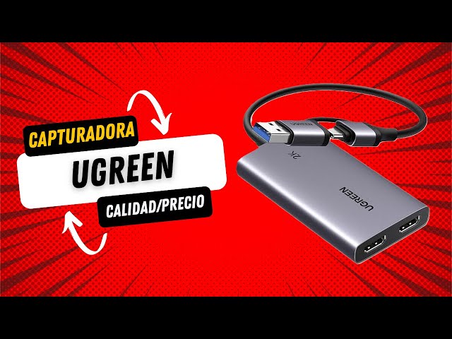 Vídeo relacionado con UGREEN Tarjeta de Captura de Video HDMI 4K 30Hz a USB A C 3.0 2K 30Hz 1080P