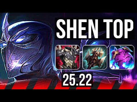 SHEN vs VAYNE (TOP) | Dominating | NA Master | 25.22