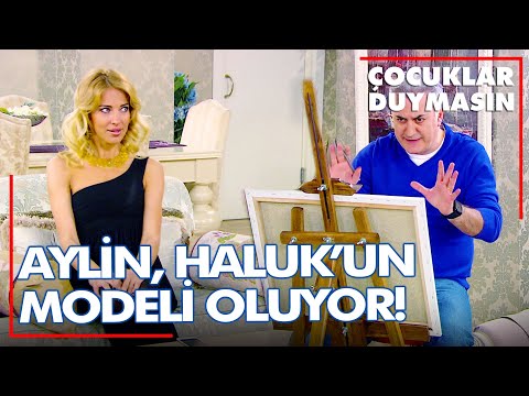 Aylin, Haluk'a modellik yapıyor! - Çocuklar Duymasın 90. Bölüm