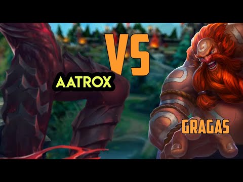 Gragas vs Aatrox || Glacial Gragas is still my favorite