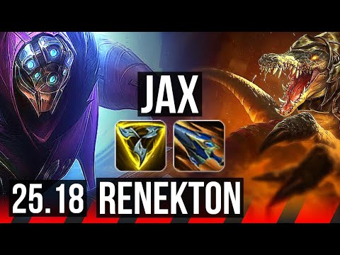 JAX vs RENEKTON (TOP) | 10/3/5 | KR Grandmaster | 25.18