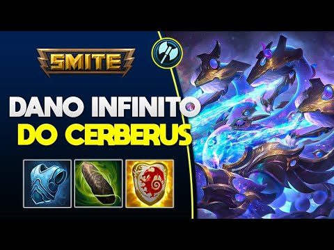 Dano INFINITO do CERBERUS SOLO - ⚡ Smite BR Conquista