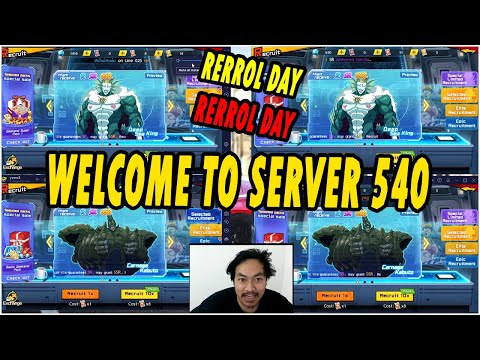 🔥🔥WELCOME DI SERVER 540!! RERREOL REEROL DUNIAWI SAMPAI PC MELEDUG!! - ONE PUNCH MAN The Strongest