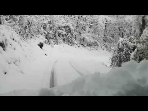 E' caduta la prima neve in Garfagnana al di sopra dei 600 metri