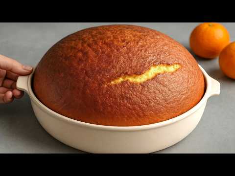 The famous French yogurt cake in 5 minutes! Grandma's secret cake!