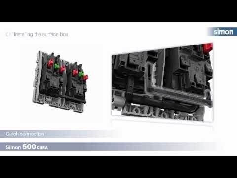 Installing Surface boxes | Simon 500 Cima