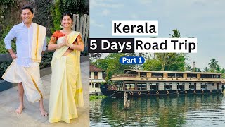 Kerala Travel Itinerary Part 1 | Backwaters Luxury Houseboat Experience | Alleppey |5 Days Road Trip