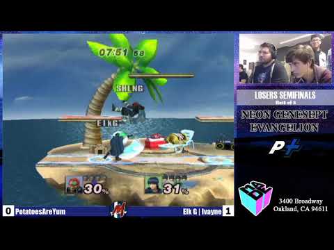Neon Genesept Evangelion - PotatoesAreYum (Ganon) v. Elk G | Ivayne (Marth) - Losers Semifinals