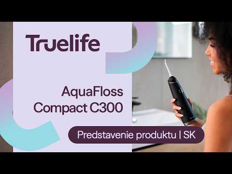 _label_product_video TRUELIFE Aquafloss compact C300 white ústna sprcha 1 ks