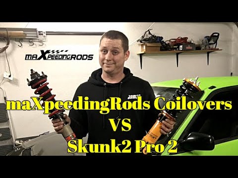 Putting MaXpeedingRods Coil overs Against $700 Skunk2 On My 1990 Civic *EF hatch*
