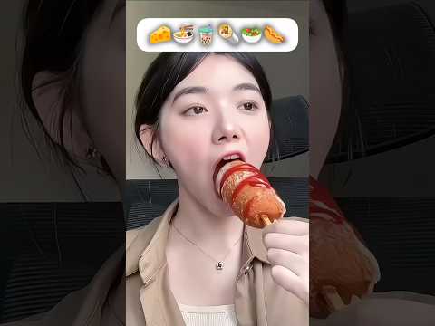 ASMR EATING EMOJI FOOD😋@Quynhtruonng #food #mukbang #subscribe #asmr #shorts
