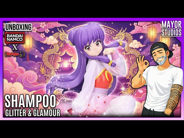 Vídeo relacionado con Banpresto Figura de Accion Shampoo Ranma 1/2, Glitter&Glamours 22 cm, BP29709P Multicolor, Figura Coleccionable, Optimo para los fanáticos del Anime