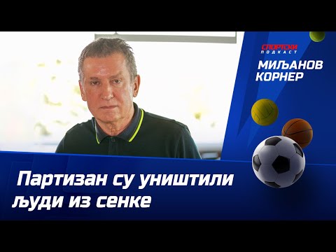 Dragan Đurić: Partizan su uništili ljudi iz senke