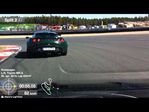battle lotus exige cup vs toyota mrs rudskogen raceway