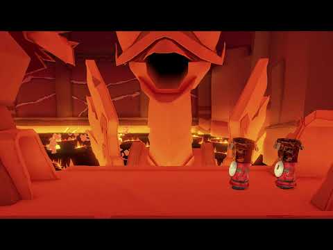 Paper Mario The Origami King Walkthrough Part 19: Fire Vellumental Cave