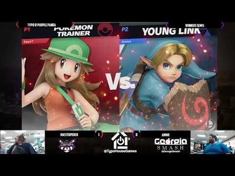 Panda Smash Monday 9/9/19 - MasterPerch(Trainer) VS Ammo(Roy/Young Link) - Winners Semis