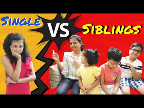 Single Child Vs Bhai-Behan | Single Vs Siblings | Funny Comedy Story Video | Shiv And Harshu Show