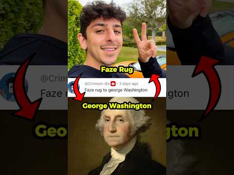 Connecting Faze Rug to George Washington