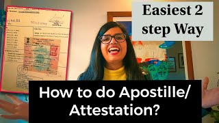 How to do MEA Apostille and Attestation for Italy -Documents to study in Italy