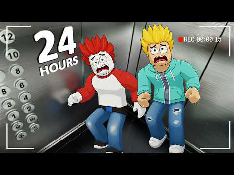Roblox 24 Hours in Elevator ⏳⏳Khaleel and Motu Gameplay