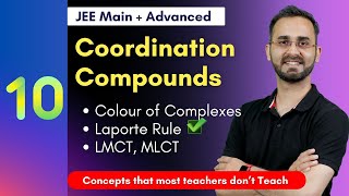 Colour of Complexes, Laporte Rule