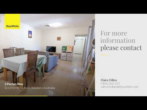 2 Pecten Way, South Hedland, WA 6722, 3 Bedrooms, 1 Bathrooms, House