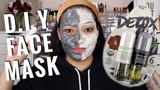 D.I.Y CLAY PILL MASK WALMART FIND $8! OLEUM VERA DETOX MASK KIT - ALEXISJAYDA
