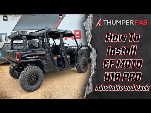 This Bed Rack TRANSFORMS Your UForce U10 PRO 🔥 | Thumper Fab Install Guide