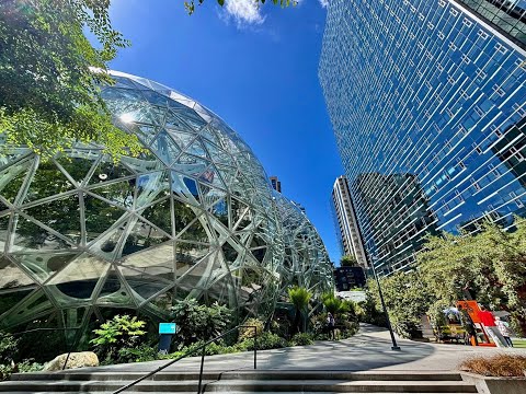 Video 10 - Seattle Last 2 Days (Freemont Troll, Amazon Spheres, Arty Cafe)