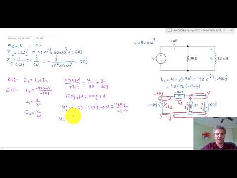 Phasor Domain Circuit Analysis Practice-1