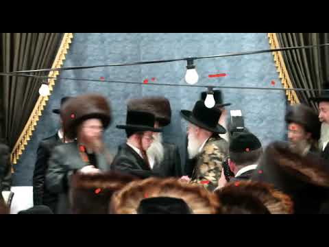 Viznitz Rebbe R' Mendel At Shomrei Emunim Bar Mitzvah