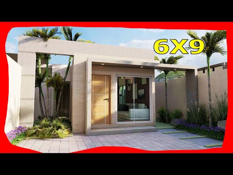 SMALL and ECONOMIC House of 6x9 Meters ONE FLOOR