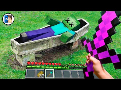 Real Life Minecraft RTX vs Texture Pack! EPIC POV