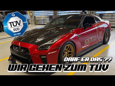 Street Performance | TÜV mit unserem GT-R R35 MK1 möglich oder nicht ? Wir fahren hin