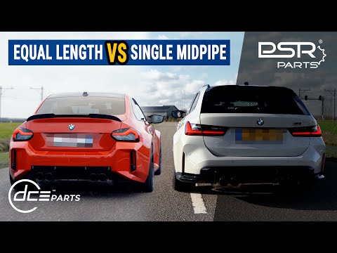 DCE G87 M2 Single Midpipe vs G81 M3 Equal Length Midpipe Comparison & Acceleration! Which is Best?