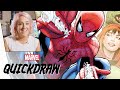 Artist Rachelle Rosenberg colors Spider-Man | Marvel Quickdraw