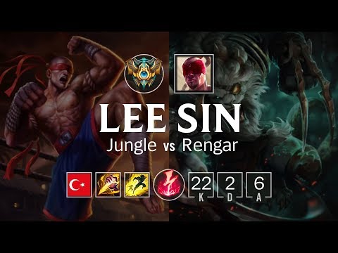 Lee Sin Jungle vs Rengar - TR Challenger Patch 8.7