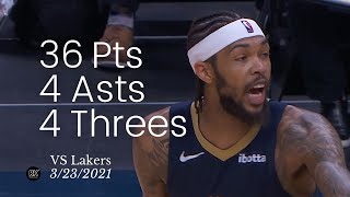 [高光] Brandon Ingram 36pts/4ast/4three vs LA