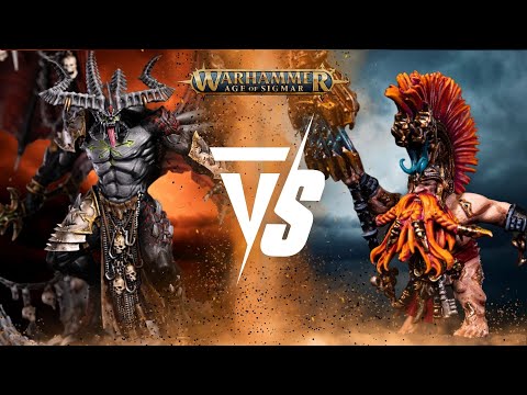 Fyreslayers Vs Slaves to Darkness: Age of Sigmar 2000pts Battle Report