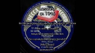 "Tu m'apprendras" (2) ... Tohama & Phil Green & his Orchesra (1946)