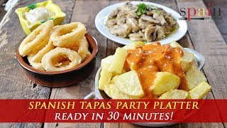 How to Make a Spanish Tapas Platter with The Tapas Sauces