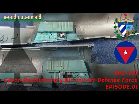 1/48 EDUARD MIG-21R Cuban Revolutionary Air force build EP.01