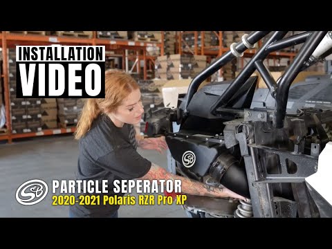 S&B Particle Separator for the 2020-2025 Polaris RZR Pro XP