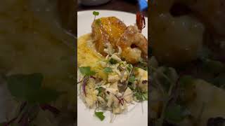 Ăn ké ngon quá || cá vược, tôm và khoai tây nghiền || fancy bass w/ shrimp and mash potatoes dish